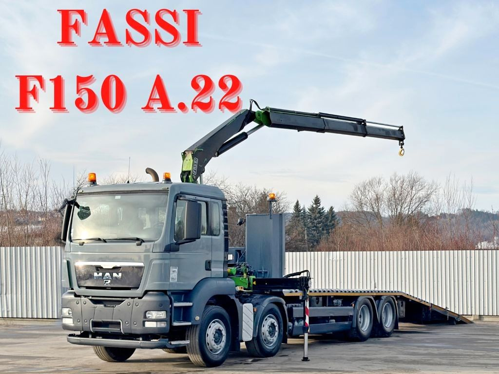 MAN TGS 35.360 * FASSI F150 A.22 + FUNK* TOPZUSTAND - Камион за влечење: слика 1 MAN TGS 35.360 * FASSI F150 A.22 + FUNK* TOPZUSTAND - Камион за влечење: слика 1