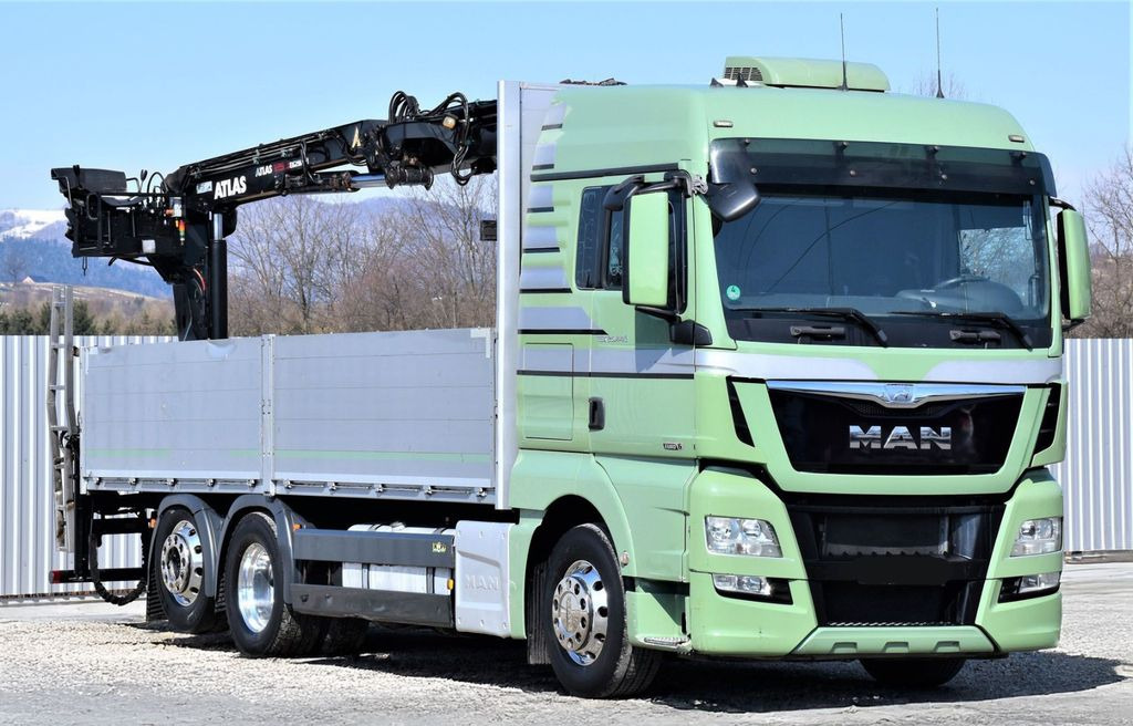 MAN TGX 26.440 Pritsche 6,60 m* ATLAS 125.2V-A12VB - Камион со кран: слика 3 MAN TGX 26.440 Pritsche 6,60 m* ATLAS 125.2V-A12VB - Камион со кран: слика 3