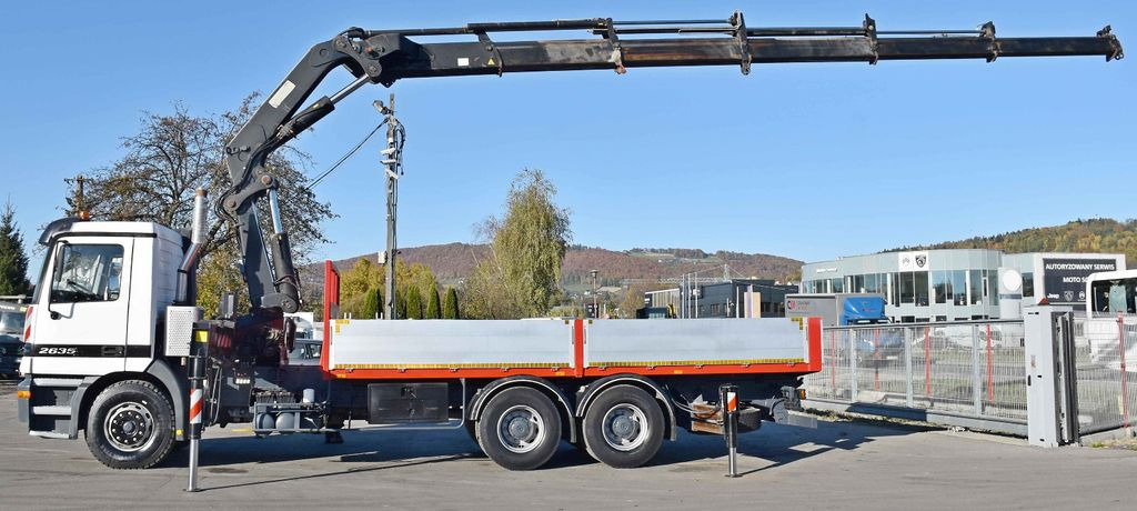 Mercedes-Benz ACTROS 2635 Pritsche 6,40m + HIAB 400 E-5 + FUNK - Камион со кран: слика 5 Mercedes-Benz ACTROS 2635 Pritsche 6,40m + HIAB 400 E-5 + FUNK - Камион со кран: слика 5