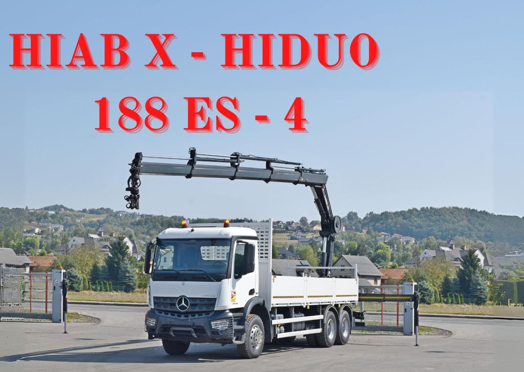 Mercedes-Benz ACTROS 2636 *HIAB X-HIDUO 188 ES-4/FUNK + * 6x4 Mercedes-Benz AROCS 2636 *HIAB X-HIDUO 188 ES-4/FUNK + * 6x4 - Камион со кран, Камион со платформа: слика 1 Mercedes-Benz ACTROS 2636 *HIAB X-HIDUO 188 ES-4/FUNK + * 6x4 Mercedes-Benz AROCS 2636 *HIAB X-HIDUO 188 ES-4/FUNK + * 6x4 - Камион со кран, Камион со платформа: слика 1