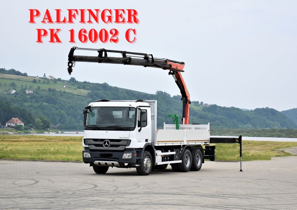 Mercedes-Benz ACTROS 2636 * PK 16002 C + FUNK/6x4 - Камион со кран, Камион со платформа: слика 1 Mercedes-Benz ACTROS 2636 * PK 16002 C + FUNK/6x4 - Камион со кран, Камион со платформа: слика 1
