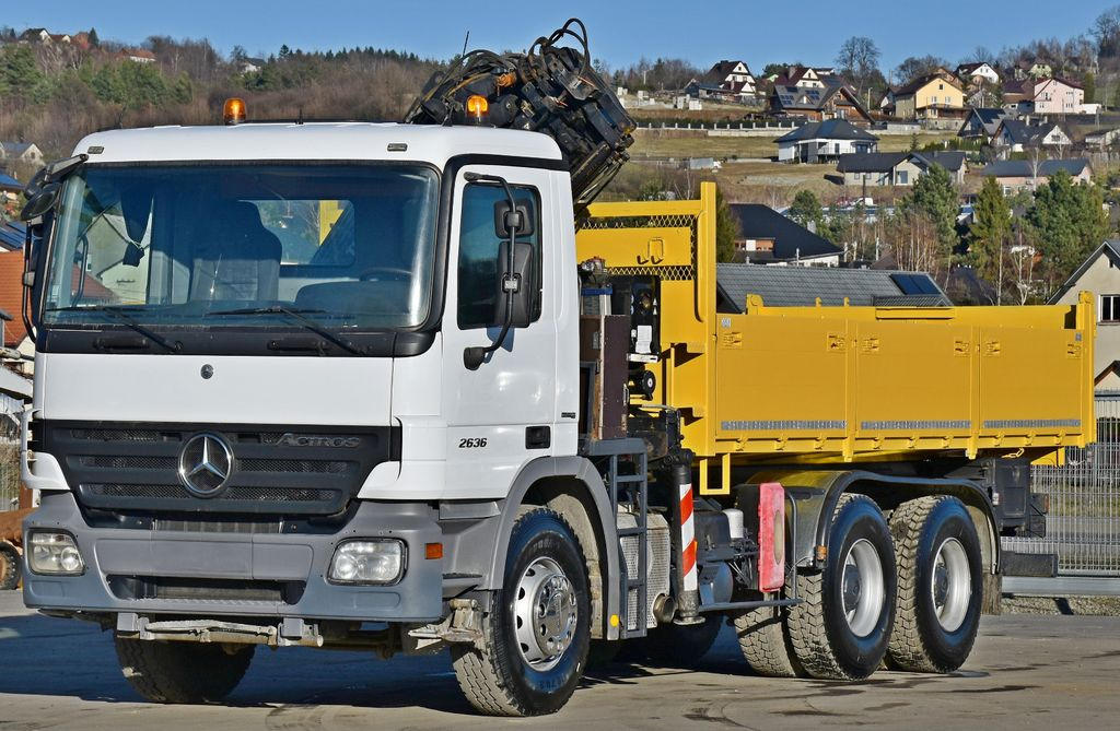 Mercedes-Benz ACTROS 2636 * TEREX 165.2E - A4 + FUNK/6x4 Mercedes-Benz ACTROS 2636 * TEREX 165.2E - A4 + FUNK/6x4 - Камион со кран, Кипер: слика 4 Mercedes-Benz ACTROS 2636 * TEREX 165.2E - A4 + FUNK/6x4 Mercedes-Benz ACTROS 2636 * TEREX 165.2E - A4 + FUNK/6x4 - Камион со кран, Кипер: слика 4