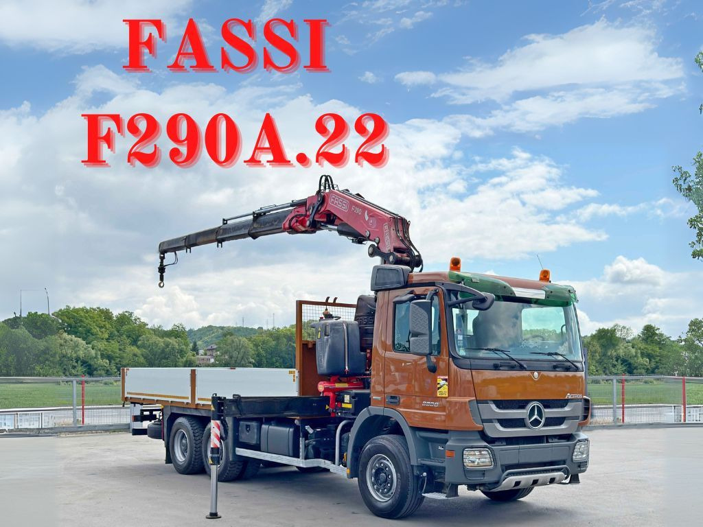 Mercedes-Benz ACTROS 3336 * FASSI F290A.22 + FUNK / 6x4 * TOP - Камион со кран: слика 1 Mercedes-Benz ACTROS 3336 * FASSI F290A.22 + FUNK / 6x4 * TOP - Камион со кран: слика 1