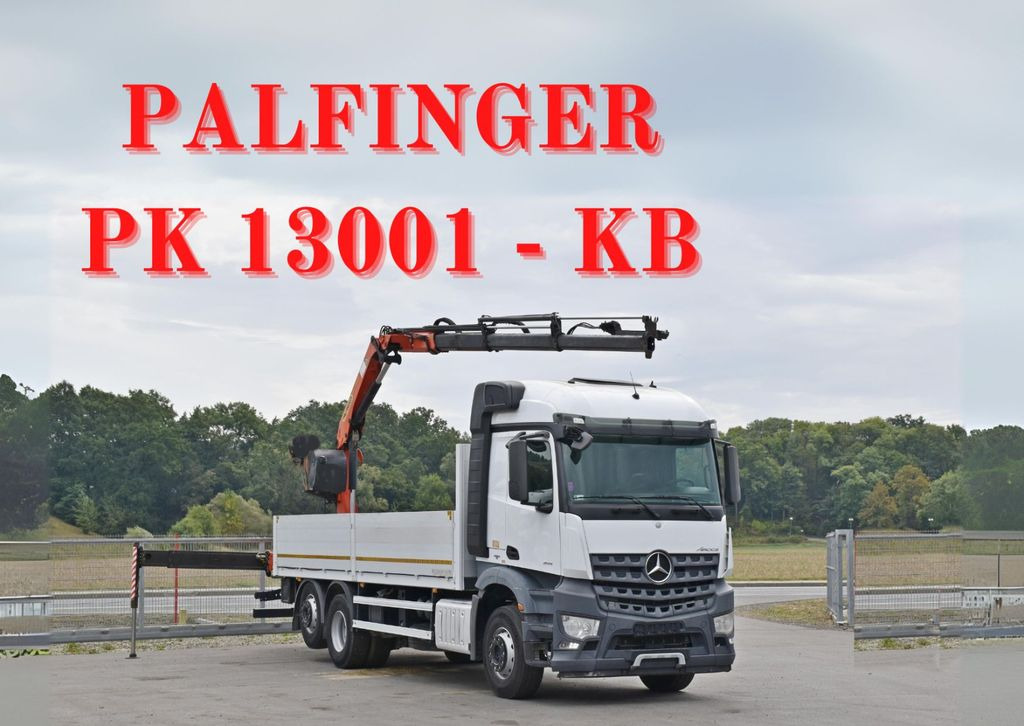 Mercedes-Benz AROCS 2542* PK 13001-K B* TOPZUSTAND Mercedes-Benz AROCS 2542* PK 13001-K B* TOPZUSTAND - Камион со кран, Камион со платформа: слика 1 Mercedes-Benz AROCS 2542* PK 13001-K B* TOPZUSTAND Mercedes-Benz AROCS 2542* PK 13001-K B* TOPZUSTAND - Камион со кран, Камион со платформа: слика 1