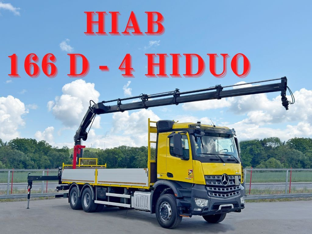 Mercedes-Benz AROCS 2636 *HIAB 166 D-4 HIDUO + FUNK* 6x4 - Камион со кран: слика 1 Mercedes-Benz AROCS 2636 *HIAB 166 D-4 HIDUO + FUNK* 6x4 - Камион со кран: слика 1