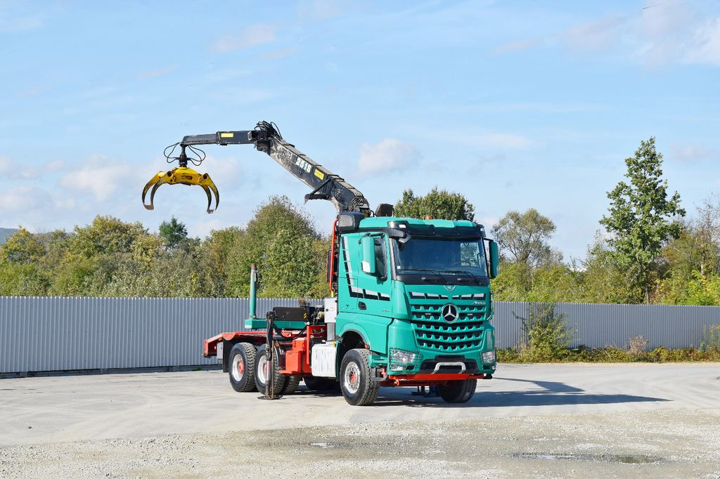 Mercedes-Benz AROCS 3363 *HOLZTRANSPORTER * LOGLIFT 251S /6x4 - Камион за дрва, Камион со кран: слика 2 Mercedes-Benz AROCS 3363 *HOLZTRANSPORTER * LOGLIFT 251S /6x4 - Камион за дрва, Камион со кран: слика 2