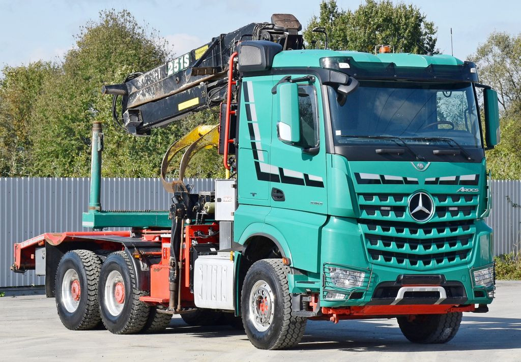 Mercedes-Benz AROCS 3363 *HOLZTRANSPORTER * LOGLIFT 251S /6x4 - Камион за дрва, Камион со кран: слика 4 Mercedes-Benz AROCS 3363 *HOLZTRANSPORTER * LOGLIFT 251S /6x4 - Камион за дрва, Камион со кран: слика 4
