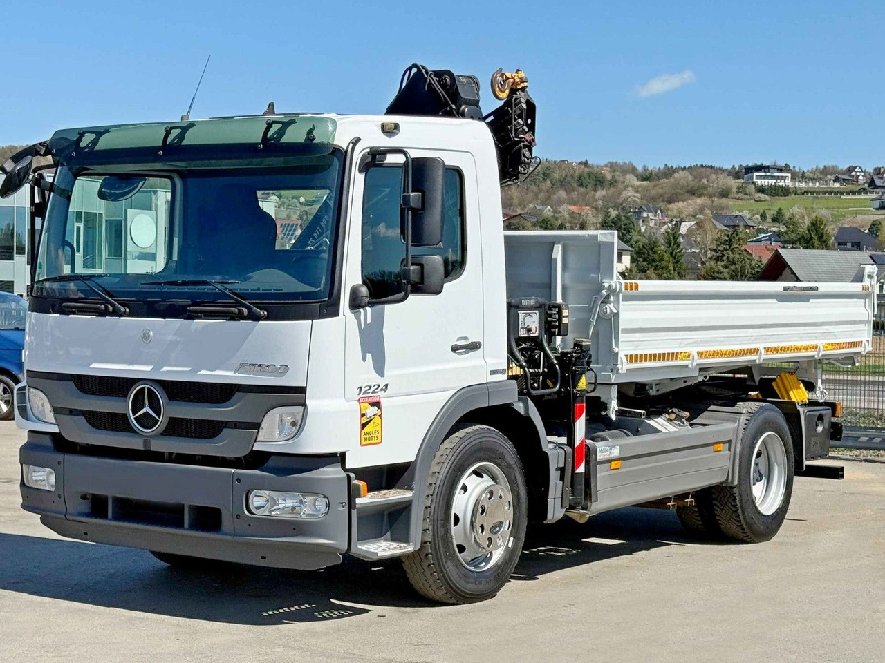 Mercedes-Benz ATEGO 1224 * KIPPER 4,00 m * HIAB 077 BS - 2 DUO - Камион со кран: слика 5 Mercedes-Benz ATEGO 1224 * KIPPER 4,00 m * HIAB 077 BS - 2 DUO - Камион со кран: слика 5