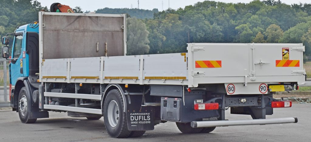 Камион со кран, Камион со платформа Renault C 320 * PK 12002 EH A + FUNK * TOPZUSTAND: слика 6
