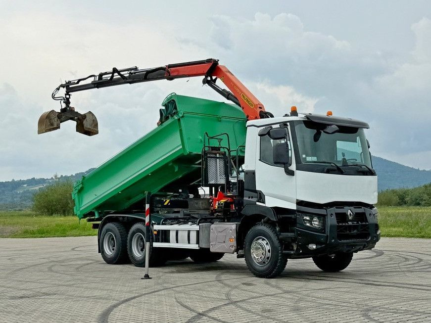 Renault C 430 *KIPPER 5,10 m + PK 16001 - K B* 6x4 - Камион со кран: слика 2 Renault C 430 *KIPPER 5,10 m + PK 16001 - K B* 6x4 - Камион со кран: слика 2