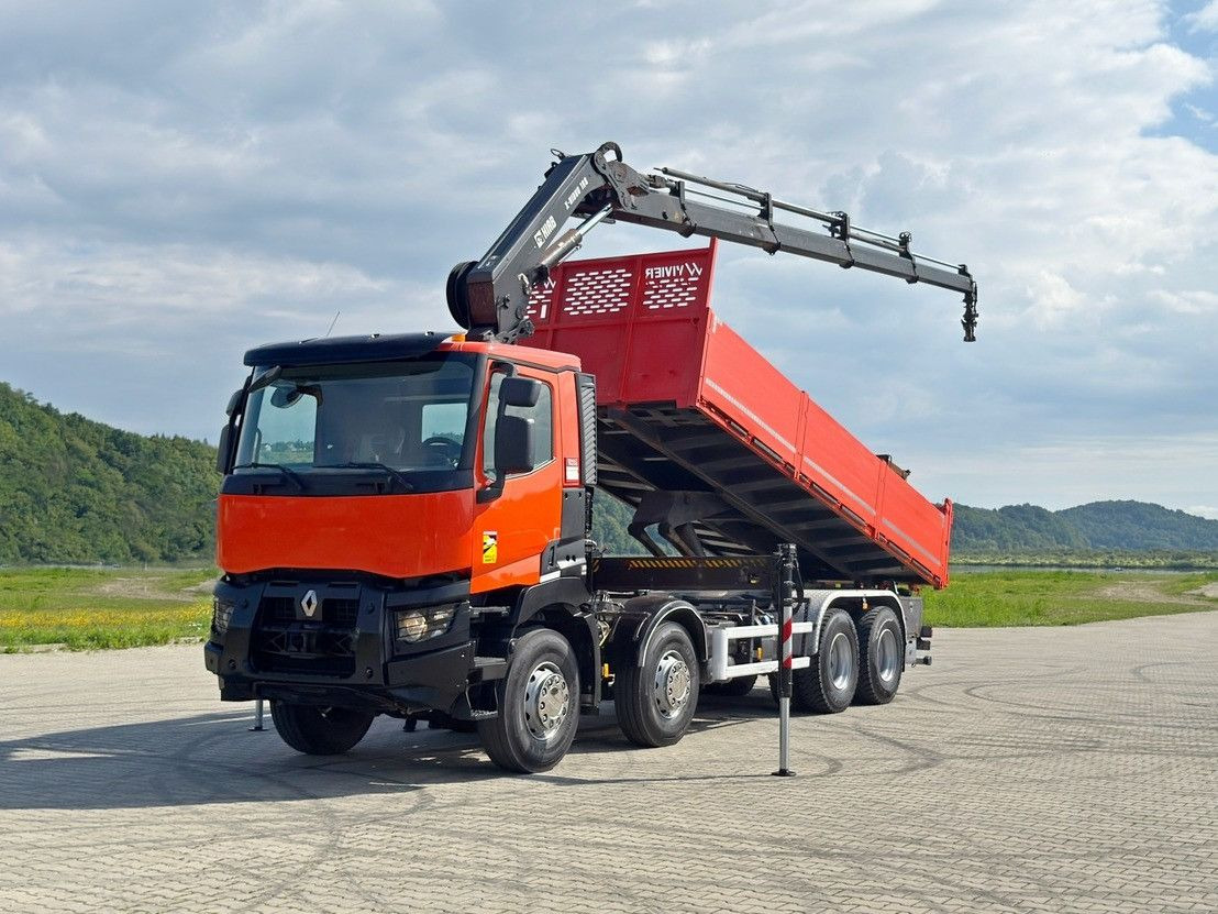 Renault C 430 *KIPPER 6,80m* HIAB X-HIDUO 188 ES-4 * 8x4 - Кипер, Камион со кран: слика 2 Renault C 430 *KIPPER 6,80m* HIAB X-HIDUO 188 ES-4 * 8x4 - Кипер, Камион со кран: слика 2