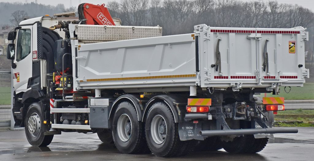 Камион со кран, Кипер Renault C380 *KIPPER 5,10 m* FASSI F175A.0.22+FUNK /6x4: слика 8