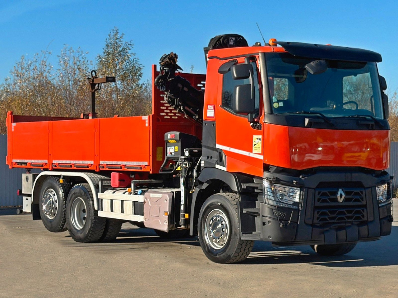 Renault C430 * HIAB 144 BS - 3 HIDUO+ FUNK/ 6x2 - Камион со кран: слика 3 Renault C430 * HIAB 144 BS - 3 HIDUO+ FUNK/ 6x2 - Камион со кран: слика 3