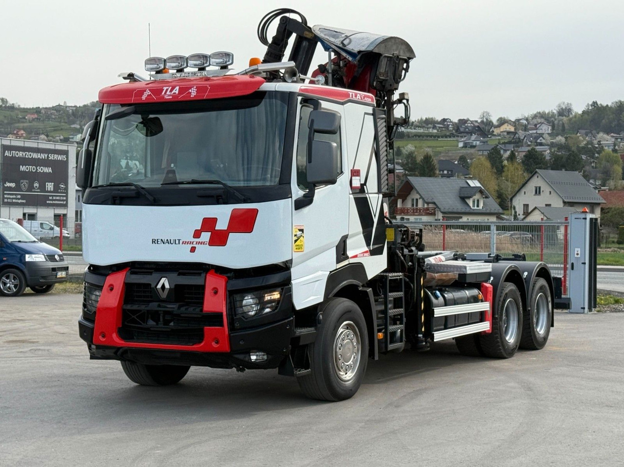 Renault C520 * ABROLLKIPPER 4,80 m * KESLA * 6x4! - Камион со кука за подигање, Камион со кран: слика 3 Renault C520 * ABROLLKIPPER 4,80 m * KESLA * 6x4! - Камион со кука за подигање, Камион со кран: слика 3