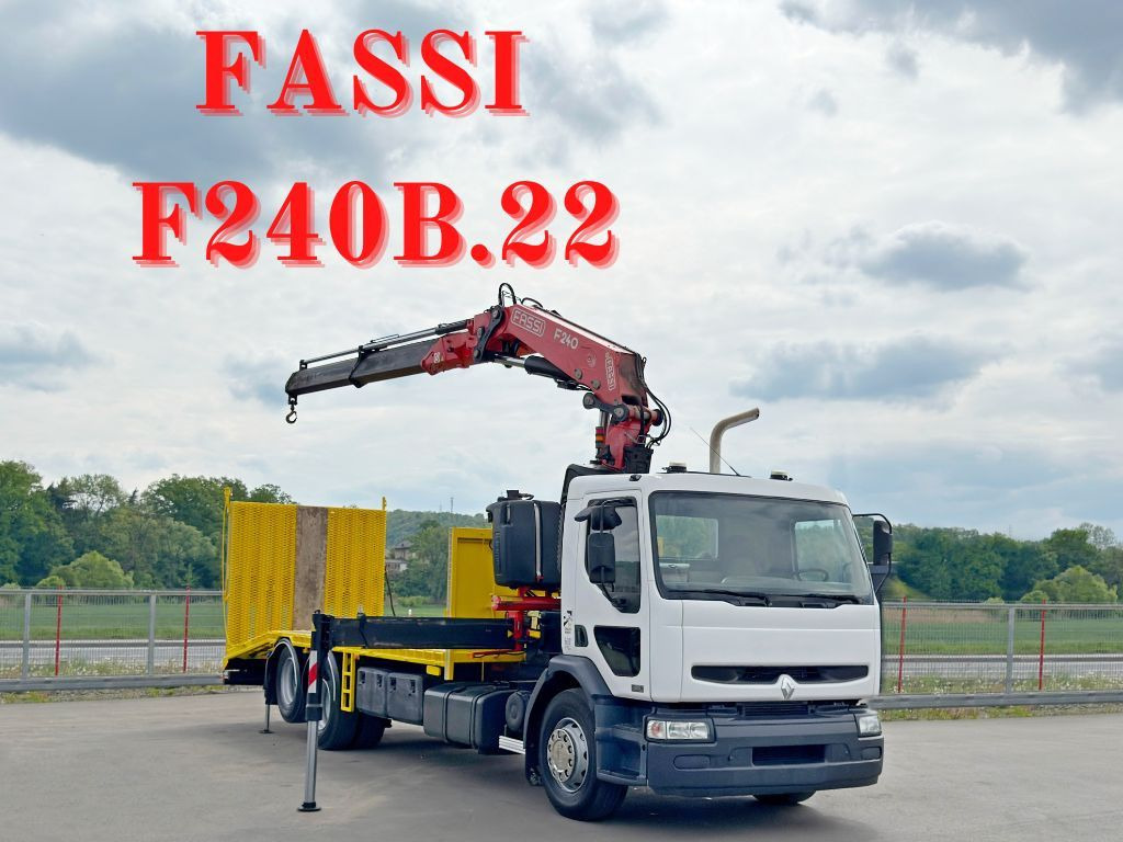 Renault PREMIUM 320 * FASSI F240B.22 + FUNK* TOP - Камион за влечење: слика 1 Renault PREMIUM 320 * FASSI F240B.22 + FUNK* TOP - Камион за влечење: слика 1