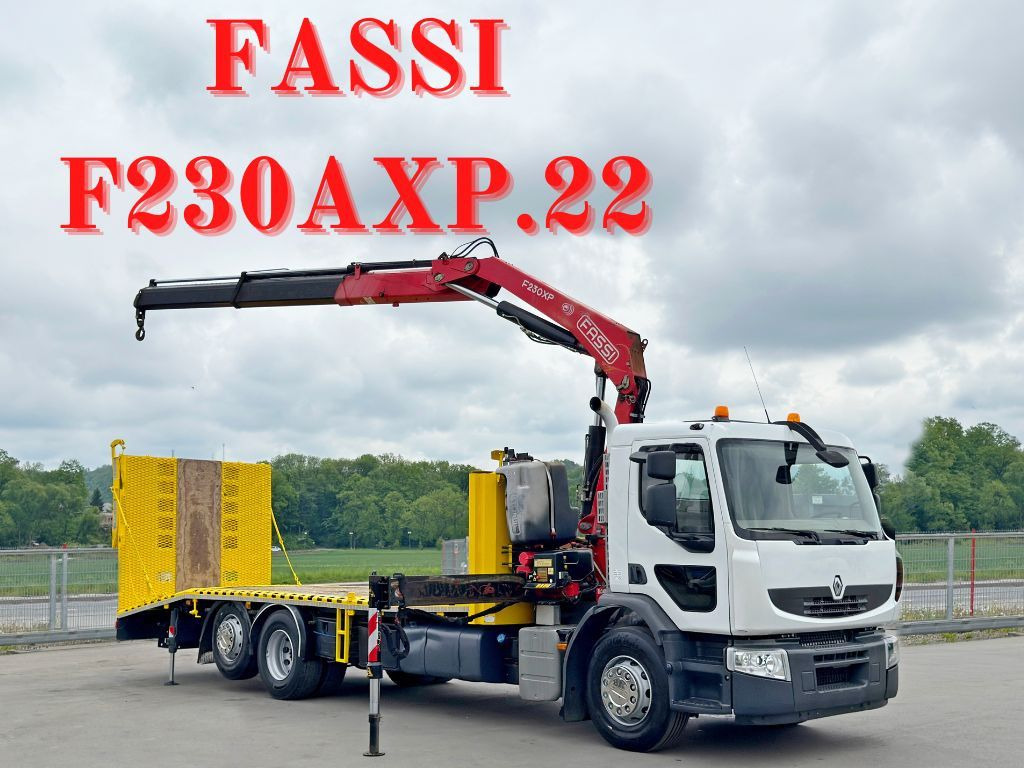 Renault PREMIUM 370 * FASSI F230AXP.22 + FUNK* TOP - Камион за влечење: слика 1 Renault PREMIUM 370 * FASSI F230AXP.22 + FUNK* TOP - Камион за влечење: слика 1