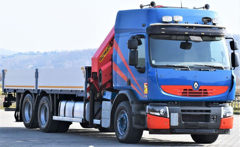 Renault Premium 410* PRITSCHE 6,50m *PK 32080/FUNK* TOP - Камион со кран, Камион со платформа: слика 3 Renault Premium 410* PRITSCHE 6,50m *PK 32080/FUNK* TOP - Камион со кран, Камион со платформа: слика 3