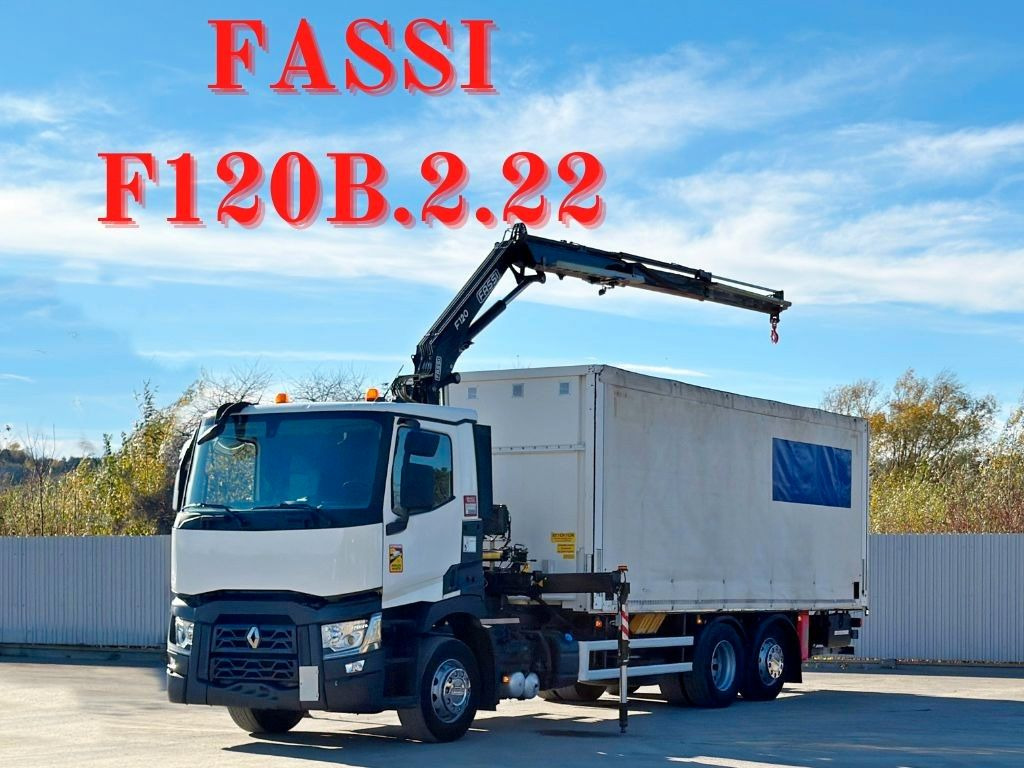 Renault T380 * FASSI F120B.2.22 + FUNK / 6x2! - Камион со кран: слика 1 Renault T380 * FASSI F120B.2.22 + FUNK / 6x2! - Камион со кран: слика 1