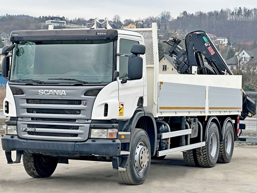 Scania P 360 * HIAB 166D S-4 HIDUO/FUNK * 6x4 - Камион со кран, Камион со платформа: слика 4 Scania P 360 * HIAB 166D S-4 HIDUO/FUNK * 6x4 - Камион со кран, Камион со платформа: слика 4