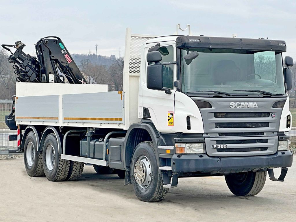 Scania P 360 * HIAB 166D S-4 HIDUO/FUNK * 6x4 - Камион со кран, Камион со платформа: слика 3 Scania P 360 * HIAB 166D S-4 HIDUO/FUNK * 6x4 - Камион со кран, Камион со платформа: слика 3