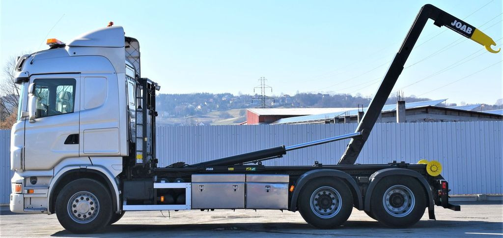 Scania R 480 Abrollkipper * 6x4 * Top Zustand ! Scania R 480 Abrollkipper * 6x4 * Top Zustand ! - Камион со кука за подигање: слика 5 Scania R 480 Abrollkipper * 6x4 * Top Zustand ! Scania R 480 Abrollkipper * 6x4 * Top Zustand ! - Камион со кука за подигање: слика 5