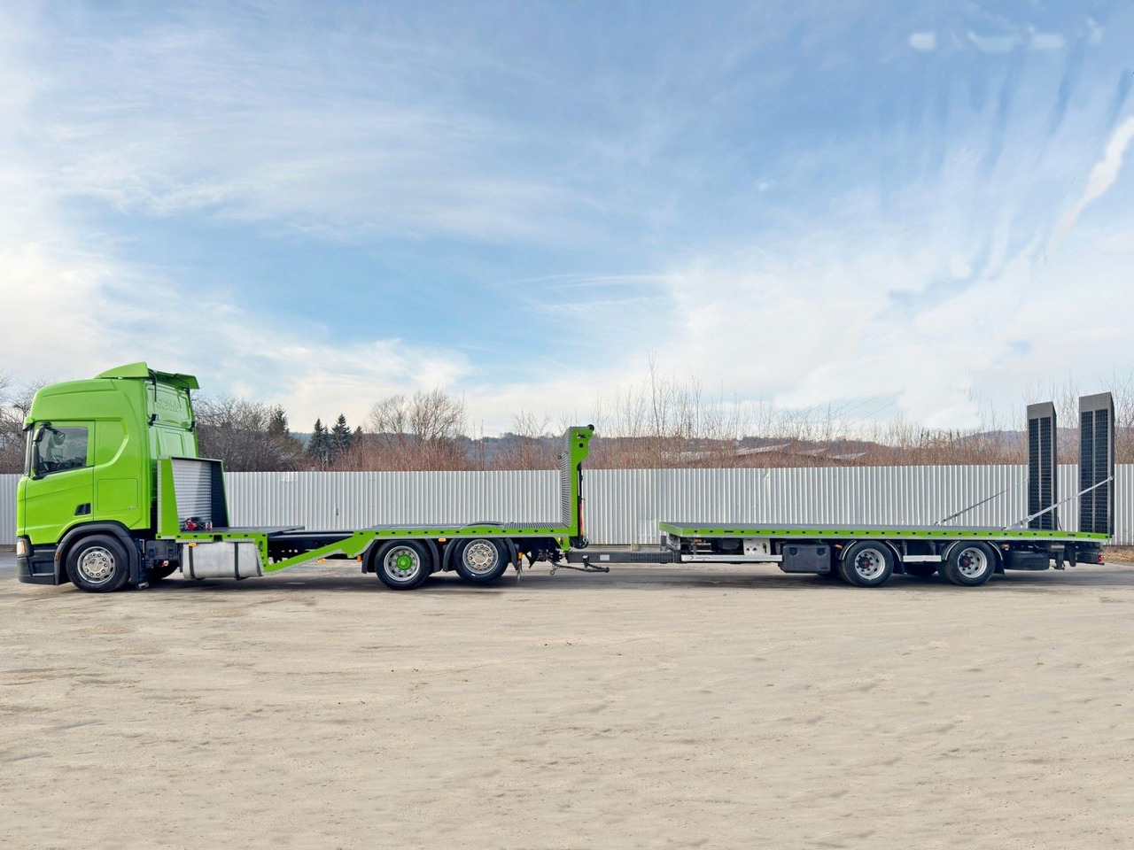 Scania R 500 + Anhänger * TOP* - Автотранспортен камион, Камион со кран: слика 5 Scania R 500 + Anhänger * TOP* - Автотранспортен камион, Камион со кран: слика 5