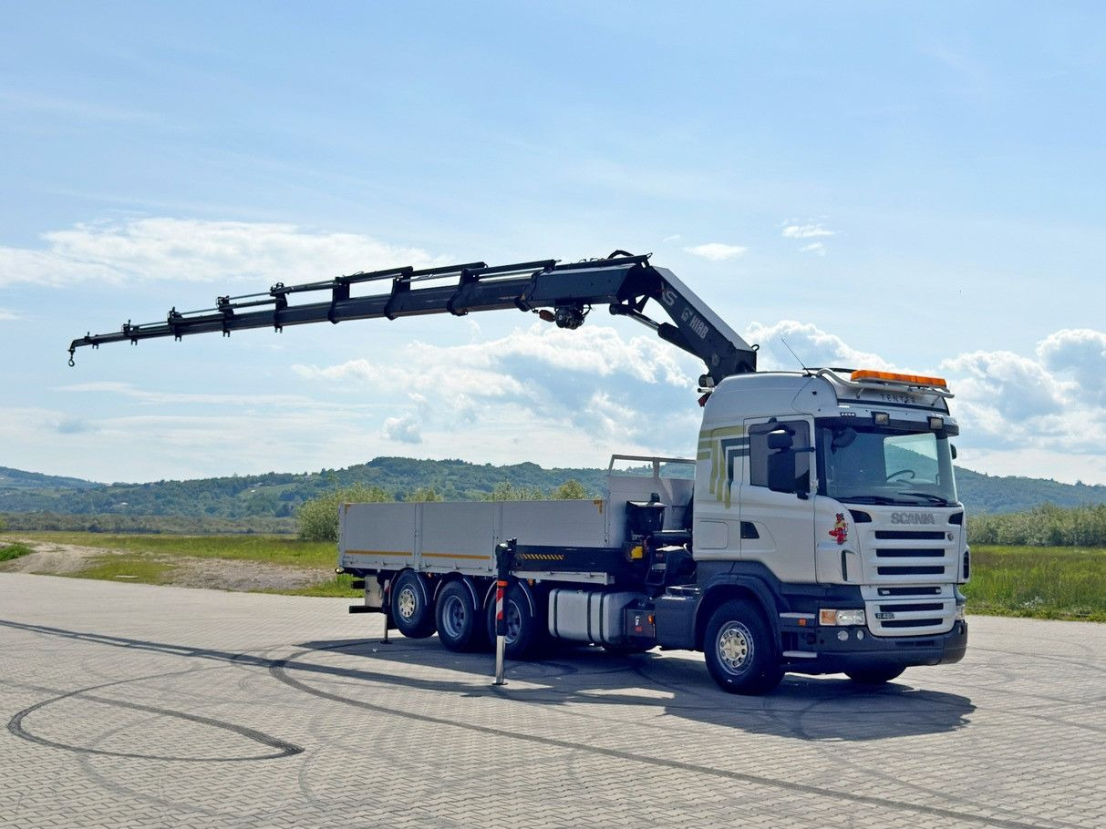 Scania R480 PRITSCHE 6,85m *HIAB 377 E-8 HIPRO/FUNK*8x4 - Камион со кран: слика 2 Scania R480 PRITSCHE 6,85m *HIAB 377 E-8 HIPRO/FUNK*8x4 - Камион со кран: слика 2