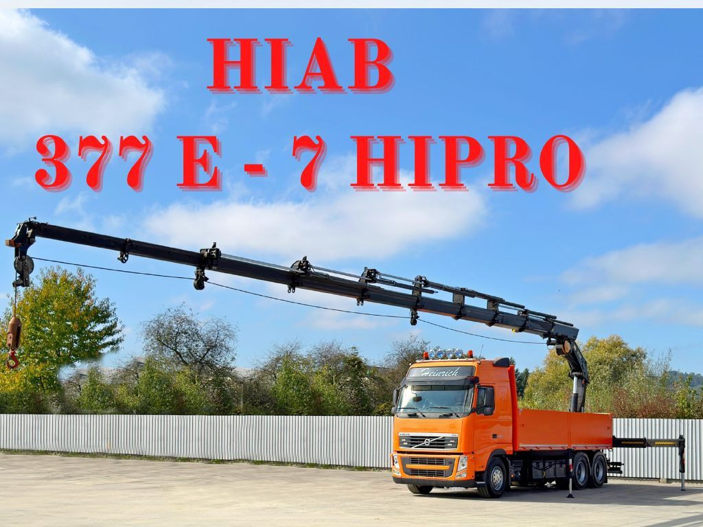 Volvo FH 460 * HIAB 377 E - 7 HIPRO + FUNK * 6x4 - Камион со кран: слика 1 Volvo FH 460 * HIAB 377 E - 7 HIPRO + FUNK * 6x4 - Камион со кран: слика 1