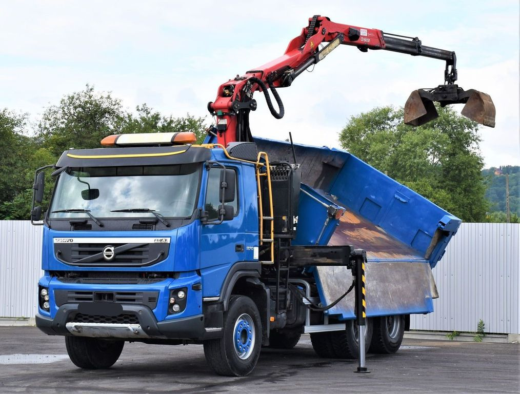 Volvo FMX 370 Kipper 4,90m *EPSILON Q150Z/FUNK*6x4 - Камион со кран, Кипер: слика 3 Volvo FMX 370 Kipper 4,90m *EPSILON Q150Z/FUNK*6x4 - Камион со кран, Кипер: слика 3