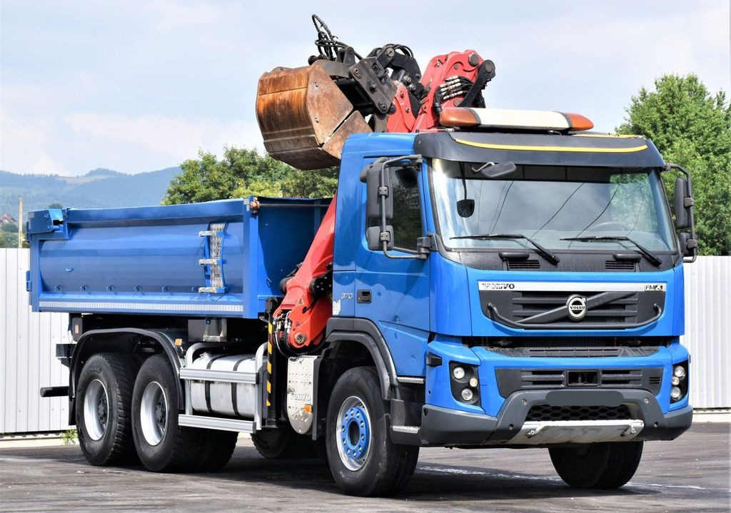 Volvo FMX 370 Kipper 4,90m *EPSILON Q150Z/FUNK*6x4 - Камион со кран, Кипер: слика 4 Volvo FMX 370 Kipper 4,90m *EPSILON Q150Z/FUNK*6x4 - Камион со кран, Кипер: слика 4