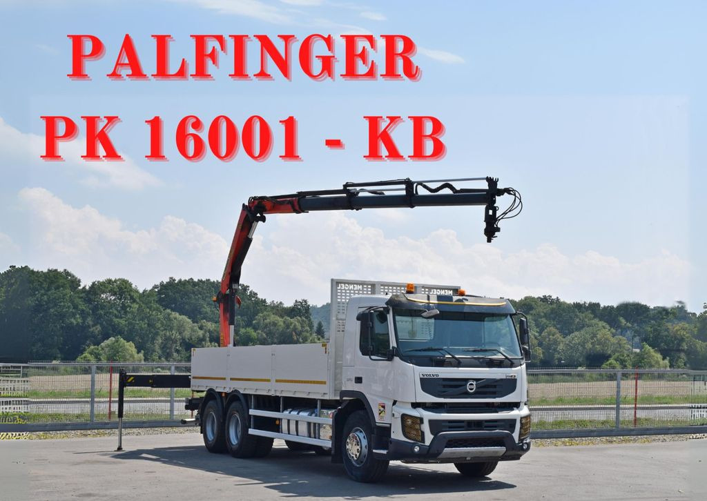 Volvo FMX 370 PRITSCHE 6,60m *PK 16001 - KB+FUNK/6x4 - Камион со кран, Кипер: слика 1 Volvo FMX 370 PRITSCHE 6,60m *PK 16001 - KB+FUNK/6x4 - Камион со кран, Кипер: слика 1