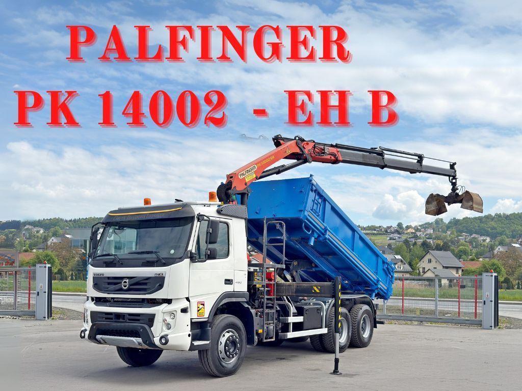 Volvo FMX 450 Kipper 5,15m * PK 14002-EH B * 6x4 * TOP - Камион со кран: слика 1 Volvo FMX 450 Kipper 5,15m * PK 14002-EH B * 6x4 * TOP - Камион со кран: слика 1
