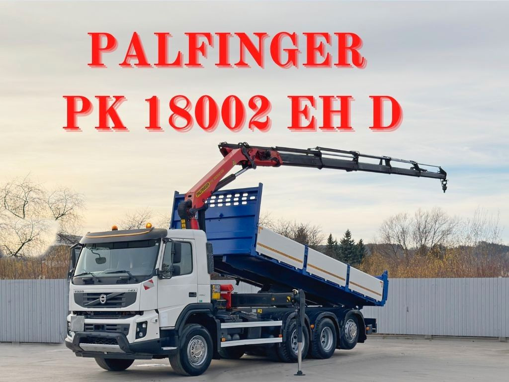 Volvo FMX 460 Kipper 6,40m + PALFINGER PK 18002 EH D - Кипер: слика 1 Volvo FMX 460 Kipper 6,40m + PALFINGER PK 18002 EH D - Кипер: слика 1