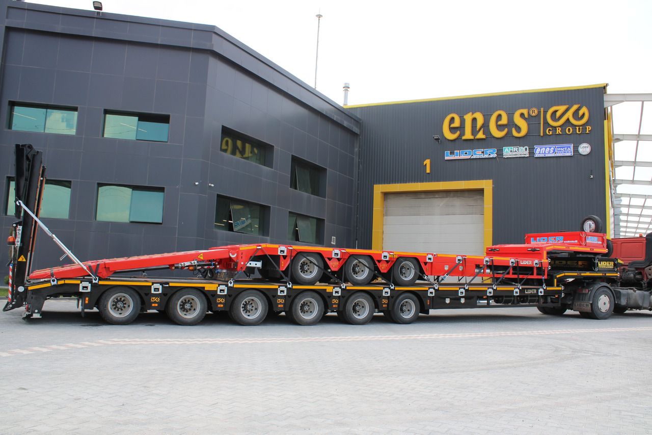 Нов Полуприколка за низок утовар LIDER 2025 model 150 Tons capacity Lowbed semi trailer: слика 6