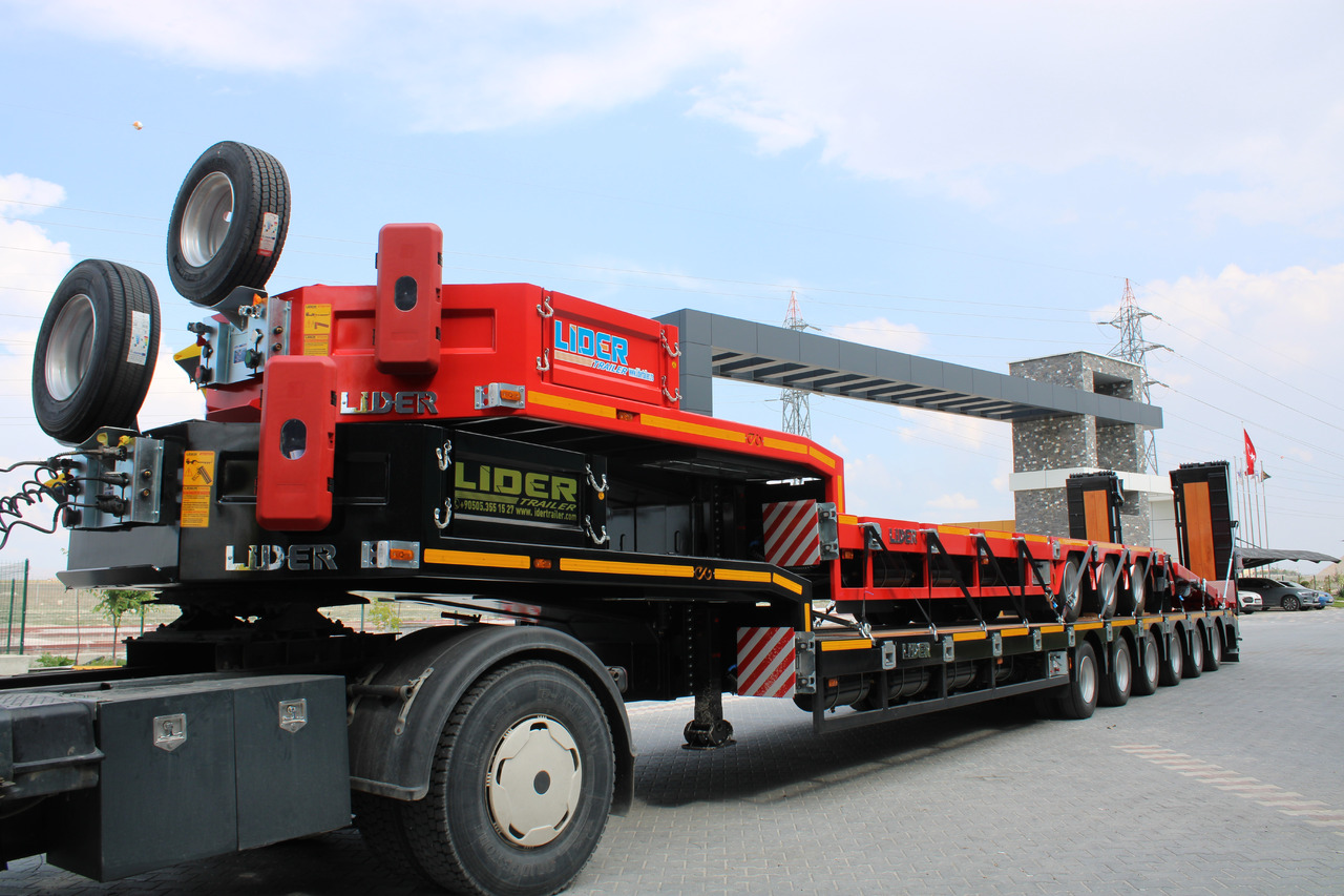 Нов Полуприколка за низок утовар LIDER 2025 model 150 Tons capacity Lowbed semi trailer: слика 22