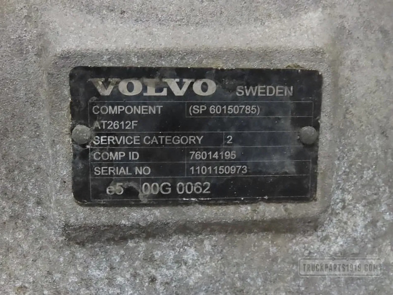 Volvo 60150785 Versnellingsbak AT2612F Volvo - Менувач за Камион: слика 3 Volvo 60150785 Versnellingsbak AT2612F Volvo - Менувач за Камион: слика 3