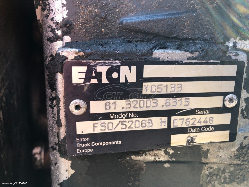 MAN EATON FSO5206B AND Y04178 - Менувач: слика 1 MAN EATON FSO5206B AND Y04178 - Менувач: слика 1