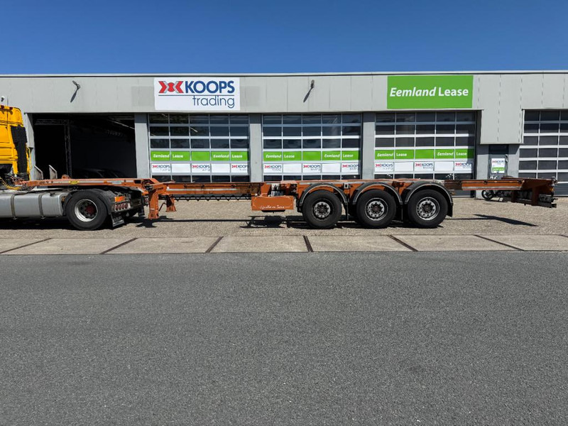 Шасијска полуприколка Broshuis MFCC container chassis Multi functioneel 2x 20 1x 30 1x 40 1x 45 saf assen uitschuifbaar tot 14,40: слика 1