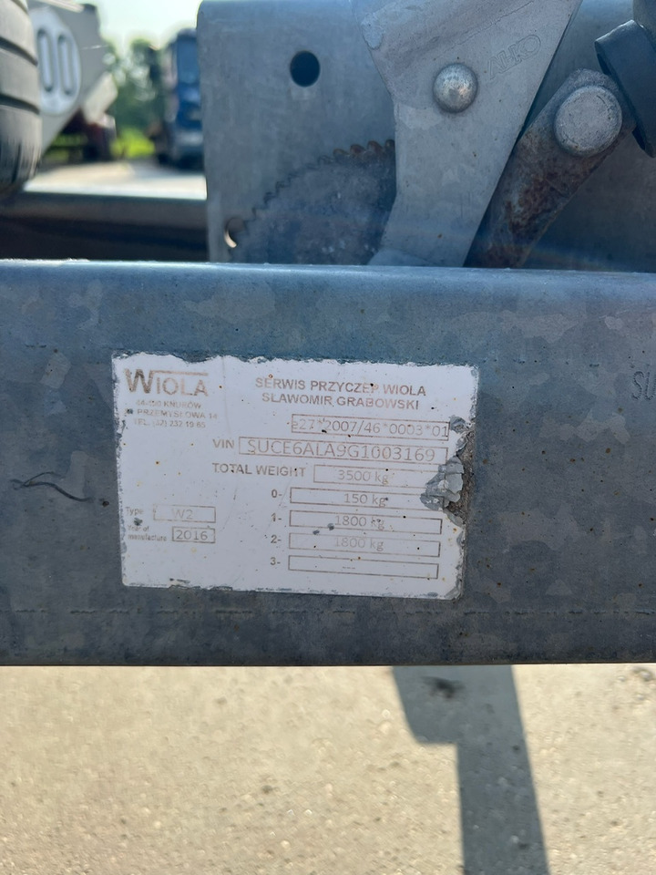 Przyczepa laweta WIOLA - Автотранспортна приколка: слика 2 Przyczepa laweta WIOLA - Автотранспортна приколка: слика 2