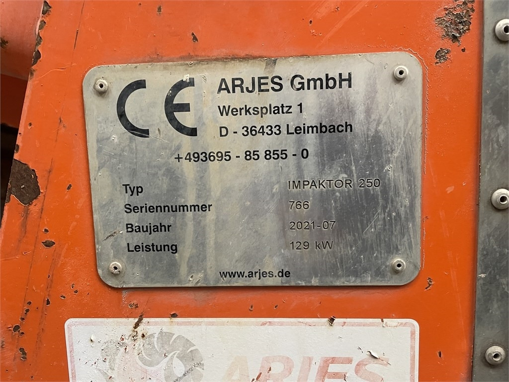 Arjes Impaktor 250  - Мобилна дробилка: слика 2 Arjes Impaktor 250  - Мобилна дробилка: слика 2