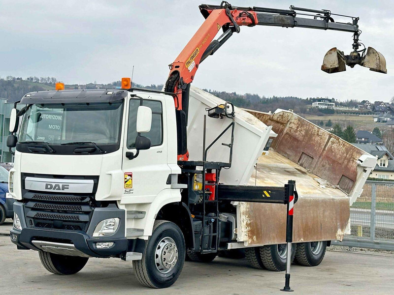 DAF CF 410 * Kipper 4,90 m + PK 16001 - K B * 6x4 - Кипер, Камион со кран: слика 3 DAF CF 410 * Kipper 4,90 m + PK 16001 - K B * 6x4 - Кипер, Камион со кран: слика 3