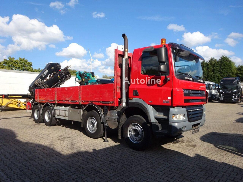 DAF CF 85.410 - Flatbed + crane - Камион со платформа, Камион со кран: слика 2 DAF CF 85.410 - Flatbed + crane - Камион со платформа, Камион со кран: слика 2