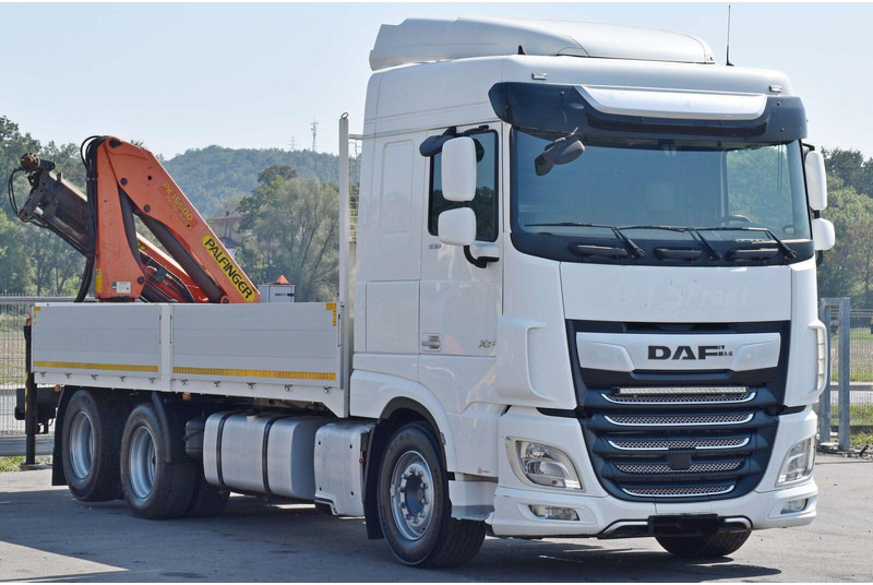 DAF XF 530 Pritsche 6,30 m + PK 15500 * TOPZUSTAND - Камион со платформа, Камион со кран: слика 3 DAF XF 530 Pritsche 6,30 m + PK 15500 * TOPZUSTAND - Камион со платформа, Камион со кран: слика 3