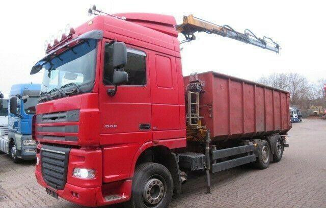 DAF XF105.410 6x2 Container + Crane - Камион за подигање контејнери: слика 4 DAF XF105.410 6x2 Container + Crane - Камион за подигање контејнери: слика 4