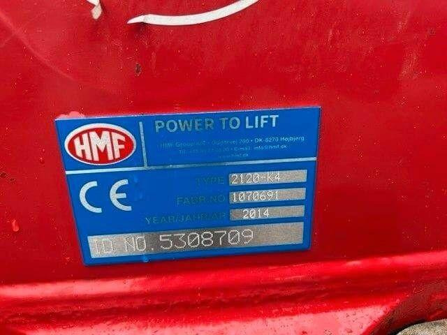 HMF 2120 K4 2014 CRANE KRAN REMOTE CONTROL - Кран за натоварување за Камион: слика 3 HMF 2120 K4 2014 CRANE KRAN REMOTE CONTROL - Кран за натоварување за Камион: слика 3