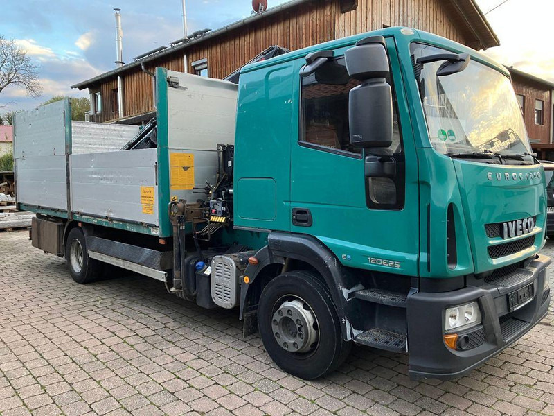 Iveco 120E25 M122 KRAN RETARDER 2xAHK KLIMA - Камион со платформа, Камион со кран: слика 1 Iveco 120E25 M122 KRAN RETARDER 2xAHK KLIMA - Камион со платформа, Камион со кран: слика 1