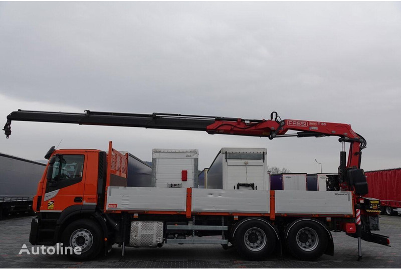Iveco 420 Flatbed + crane FASSI 185 6x2 - Камион со платформа, Камион со кран: слика 1 Iveco 420 Flatbed + crane FASSI 185 6x2 - Камион со платформа, Камион со кран: слика 1