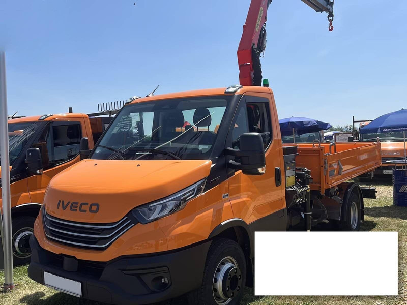 Iveco Daily 70C18H - Flatbed+crane - Камион со платформа, Камион со кран: слика 1 Iveco Daily 70C18H - Flatbed+crane - Камион со платформа, Камион со кран: слика 1