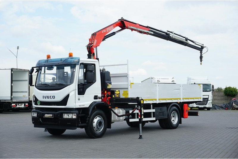 Iveco EUROCARGO / 160-21 / SKRZYNIOWY + HDS / FASSI F110 / ROTATOR / P - Комбе со отворен сандак: слика 1 Iveco EUROCARGO / 160-21 / SKRZYNIOWY + HDS / FASSI F110 / ROTATOR / P - Комбе со отворен сандак: слика 1
