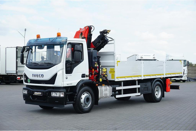 Iveco EUROCARGO / 160-21 / SKRZYNIOWY + HDS / FASSI F110 / ROTATOR / P - Комбе со отворен сандак: слика 2 Iveco EUROCARGO / 160-21 / SKRZYNIOWY + HDS / FASSI F110 / ROTATOR / P - Комбе со отворен сандак: слика 2